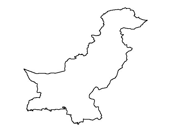 pakistan map